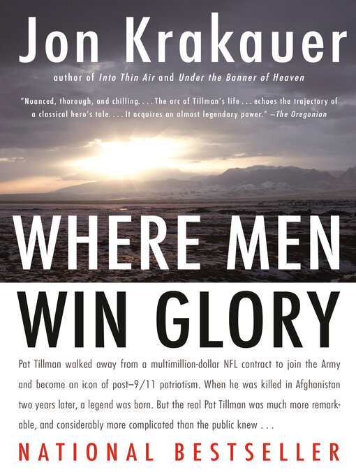 Title details for Where Men Win Glory by Jon Krakauer - Available